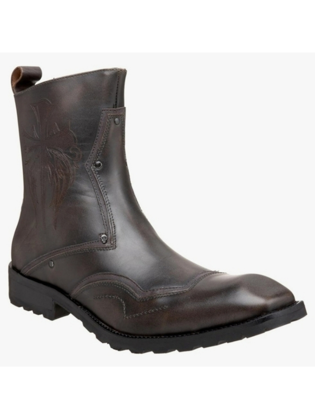 Mark Nason Lounge U Rock Salud Punk Rock Grunge Scene Brown Leather Boots 9